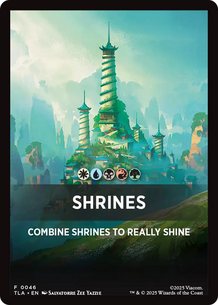 Shrines Theme Card [Avatar: The Last Airbender Tokens] | Black Swamp Games
