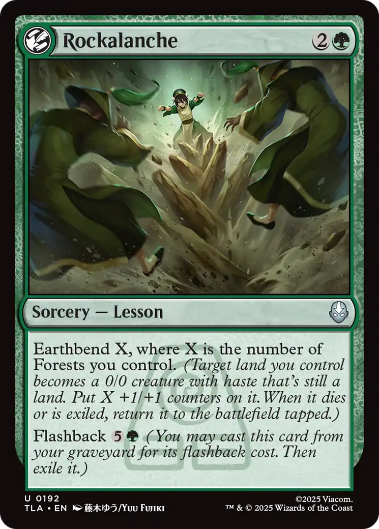 Rockalanche [Avatar: The Last Airbender] | Black Swamp Games