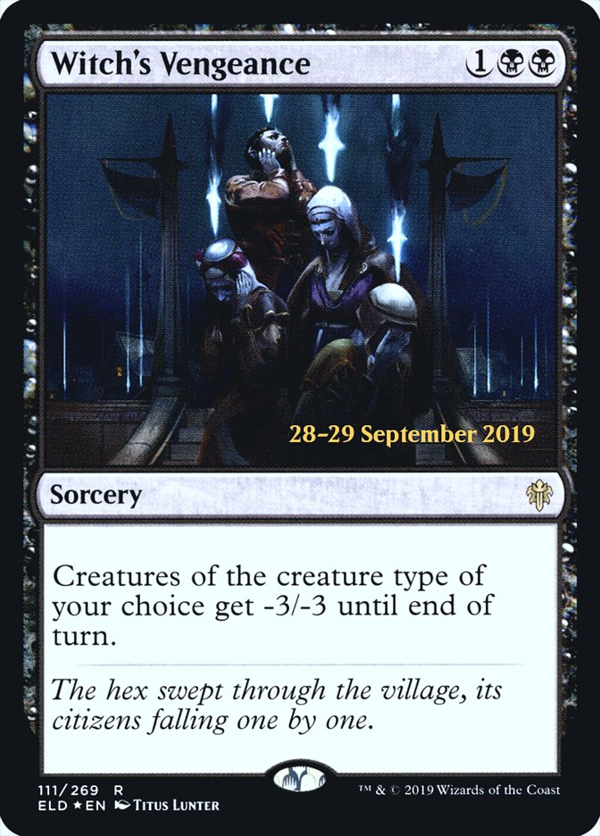 Witch's Vengeance [Throne of Eldraine Prerelease Promos] | Black Swamp Games