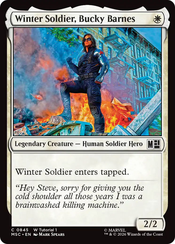 Winter Soldier, Bucky Barnes [Marvel Super Heroes Commander] | Black Swamp Games