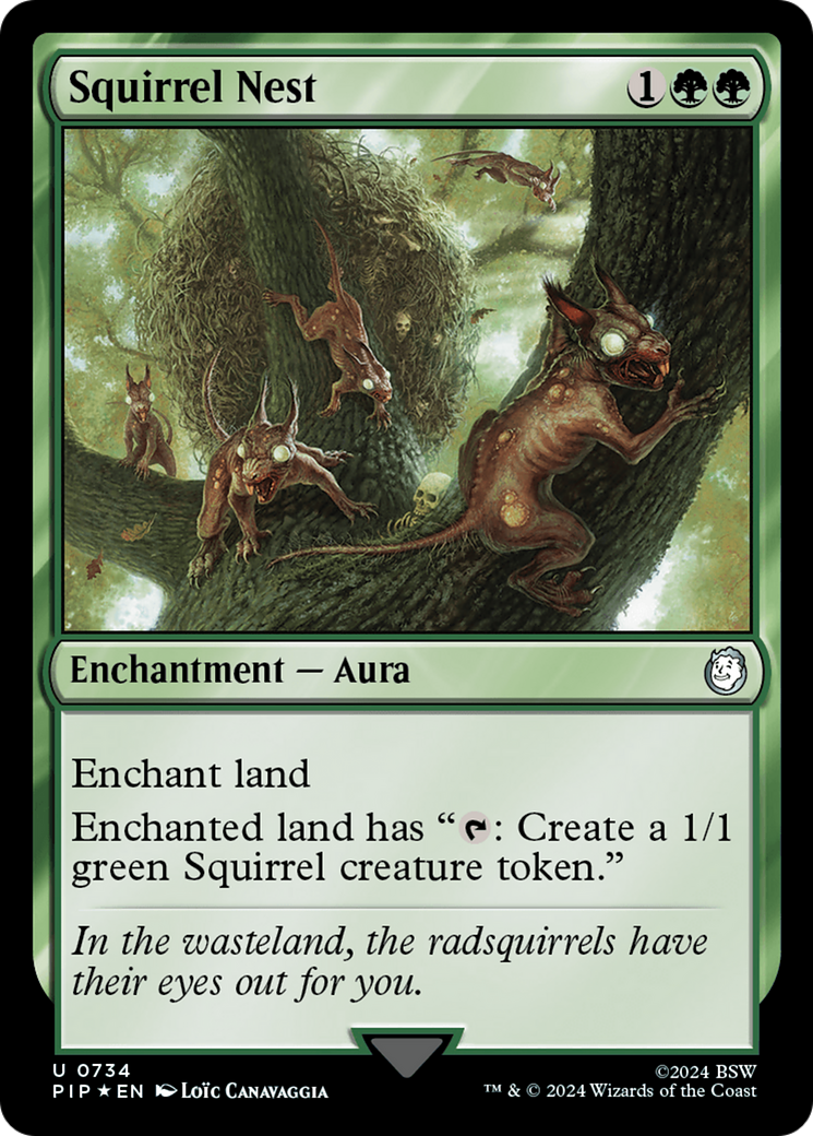 Squirrel Nest (Surge Foil) [Fallout] | Black Swamp Games