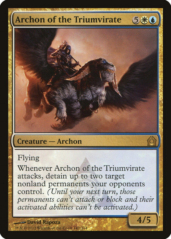 Archon of the Triumvirate [Return to Ravnica] | Black Swamp Games
