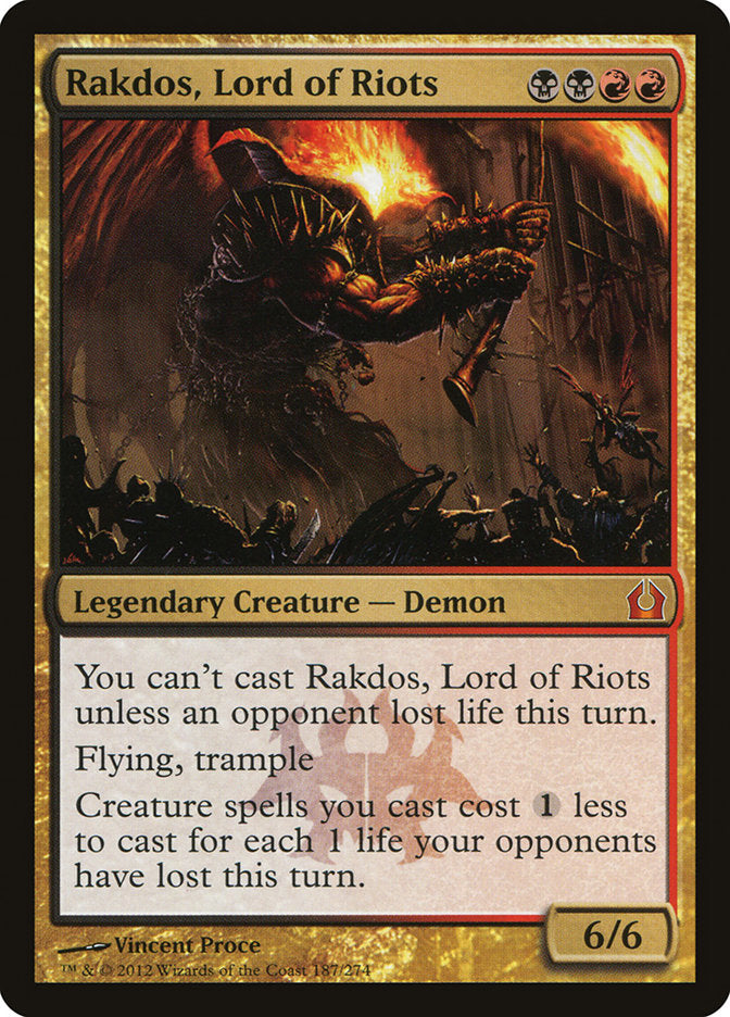 Rakdos, Lord of Riots [Return to Ravnica] | Black Swamp Games