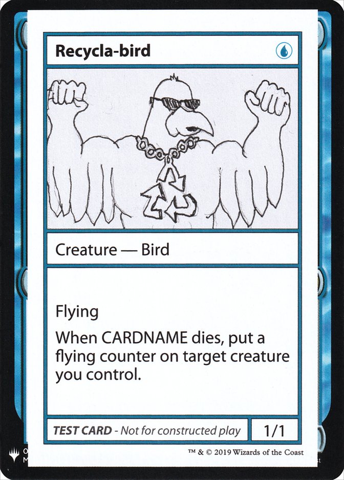 Recycla-bird [Mystery Booster Playtest Cards] | Black Swamp Games