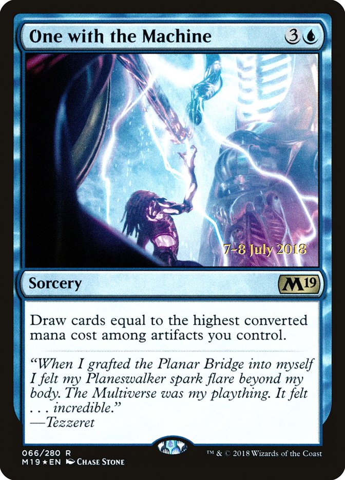 One with the Machine [Core Set 2019 Prerelease Promos] | Black Swamp Games