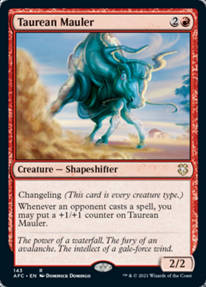 Taurean Mauler [Dungeons & Dragons: Adventures in the Forgotten Realms Commander] | Black Swamp Games