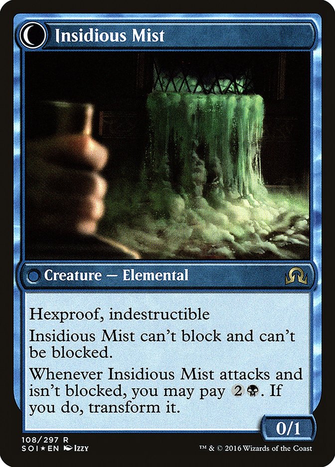 Elusive Tormentor // Insidious Mist [Shadows over Innistrad Prerelease Promos] | Black Swamp Games