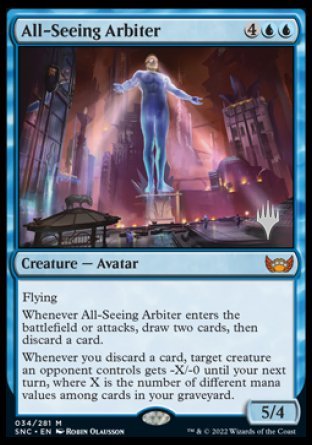 All-Seeing Arbiter (Promo Pack) [Streets of New Capenna Promos] | Black Swamp Games