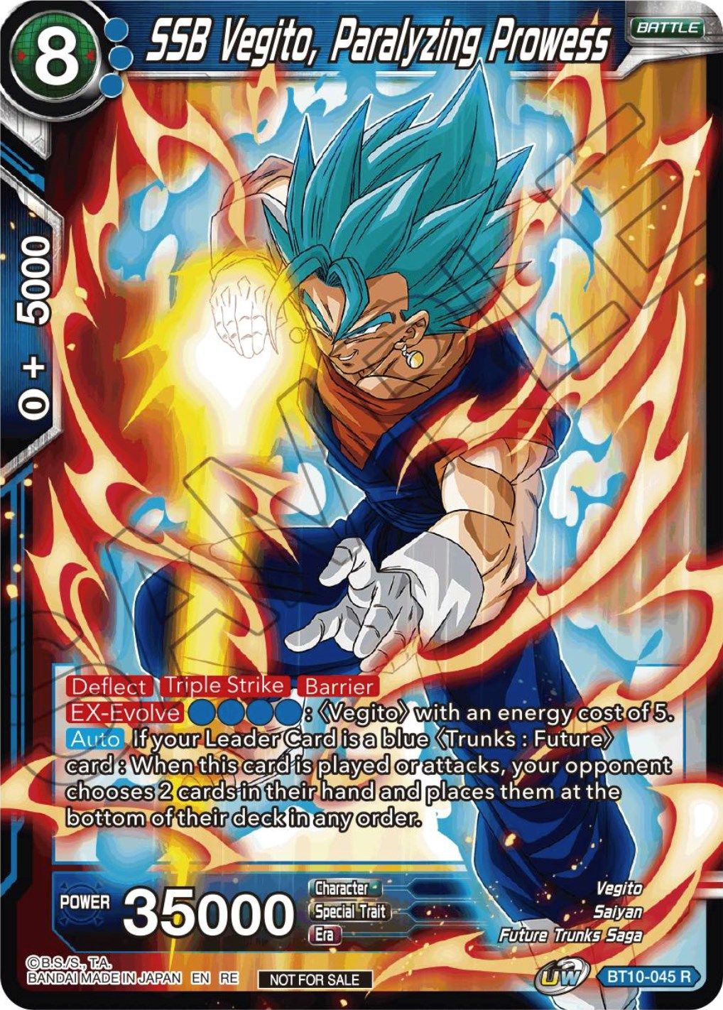 SSB Vegito, Paralyzing Prowess (Championship Selection Pack 2023 Vol.1) (BT10-045) [Tournament Promotion Cards] | Black Swamp Games