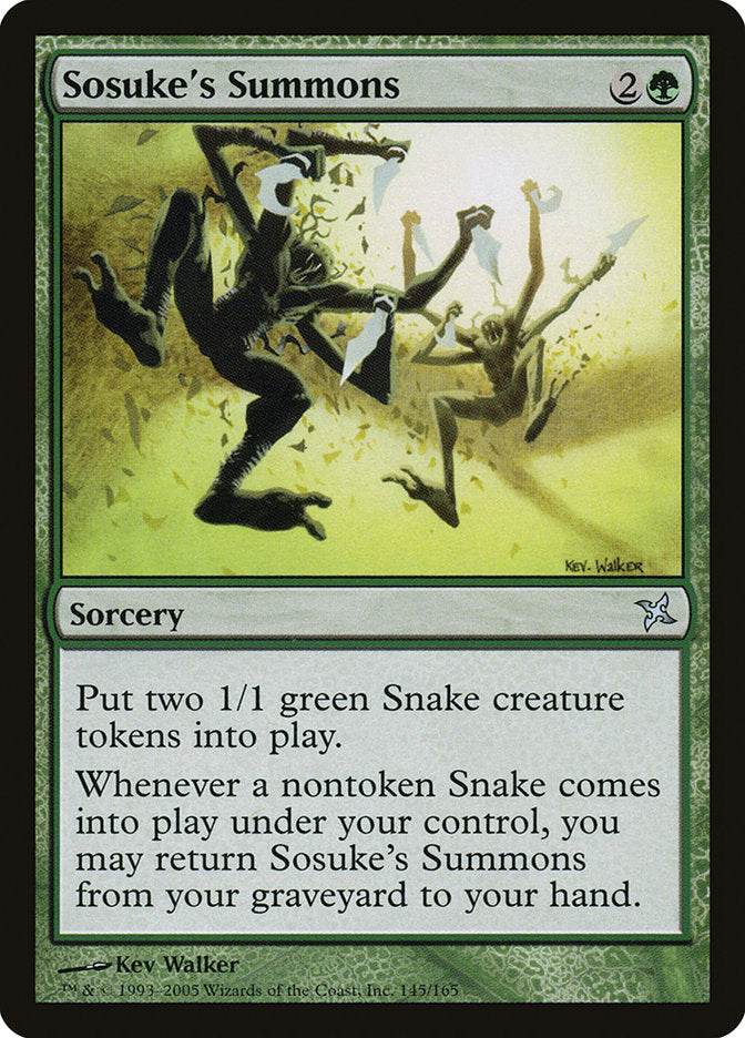 Sosuke's Summons [Betrayers of Kamigawa] | Black Swamp Games