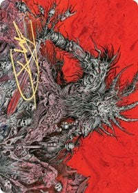 Varragoth, Bloodsky Sire Art Card (Gold-Stamped Signature) [Kaldheim Art Series] | Black Swamp Games