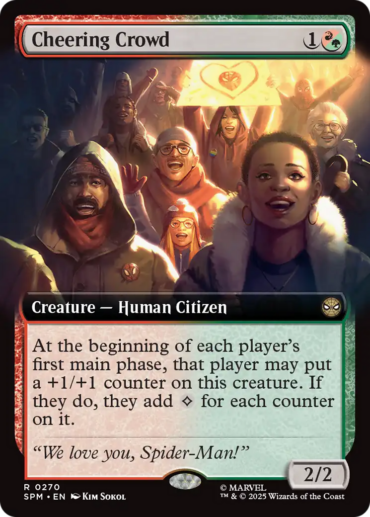 Cheering Crowd (Extended Art) [Marvel's Spider-Man] | Black Swamp Games