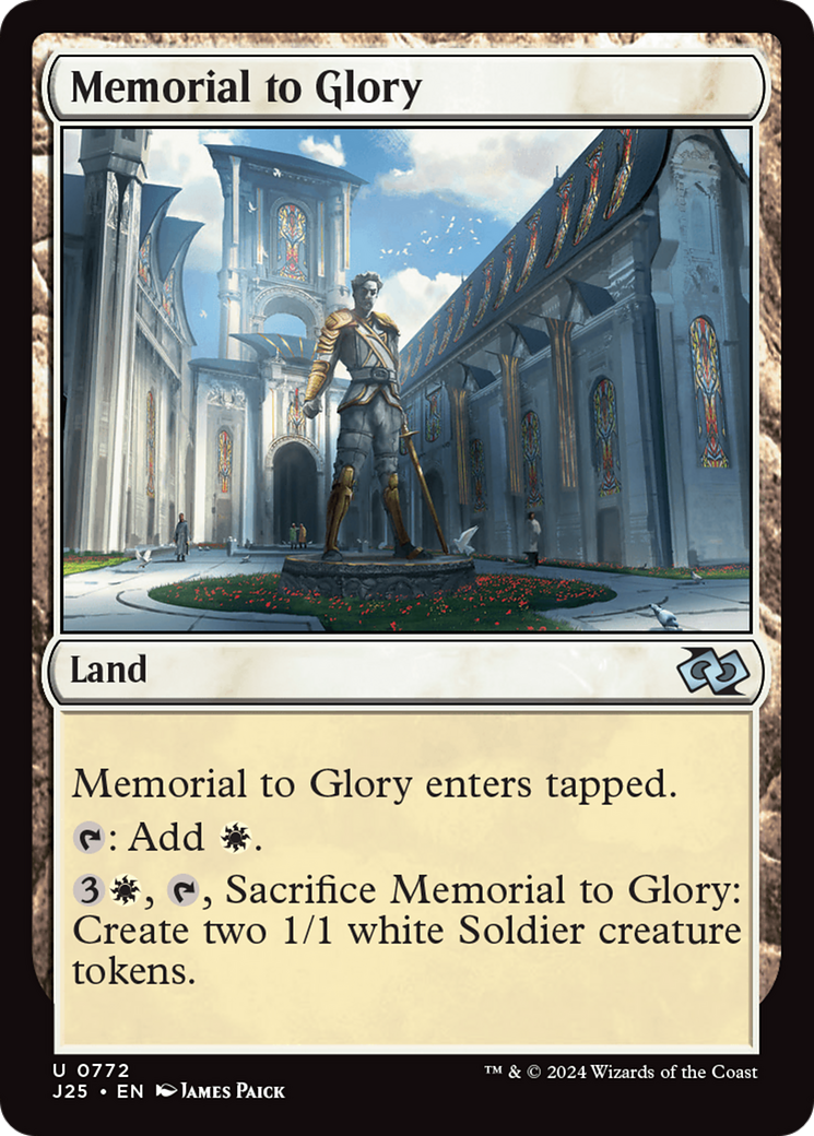 Memorial to Glory [Foundations Jumpstart] | Black Swamp Games