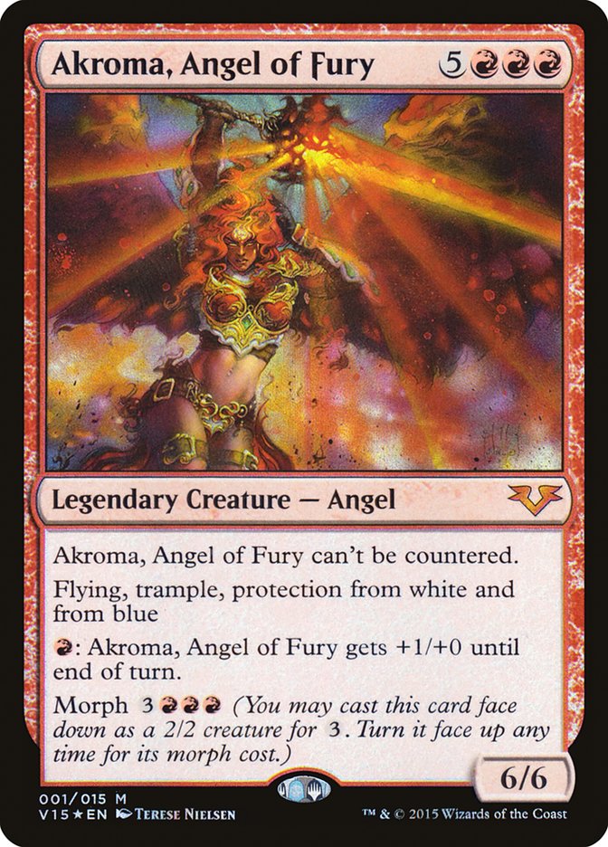Akroma, Angel of Fury [From the Vault: Angels] | Black Swamp Games