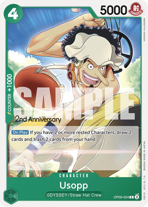 Usopp [Emperors in the New World: 2nd Anniversary Tournament Cards] | Black Swamp Games