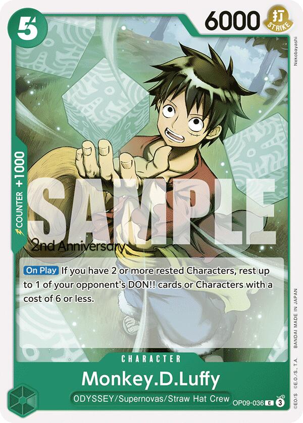Monkey.D.Luffy [Emperors in the New World: 2nd Anniversary Tournament Cards] | Black Swamp Games