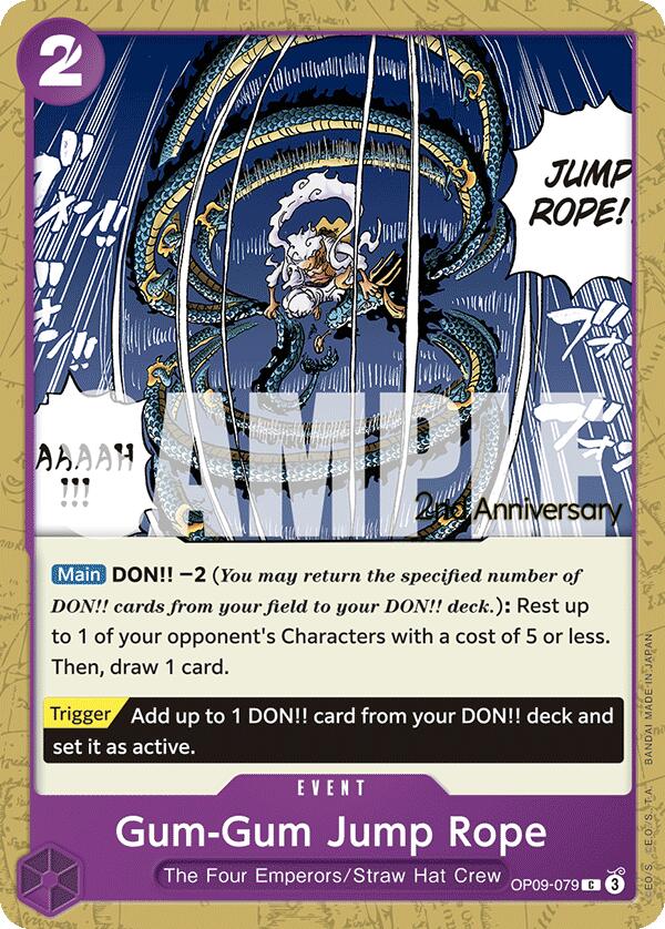 Gum-Gum Jump Rope [Emperors in the New World: 2nd Anniversary Tournament Cards] | Black Swamp Games