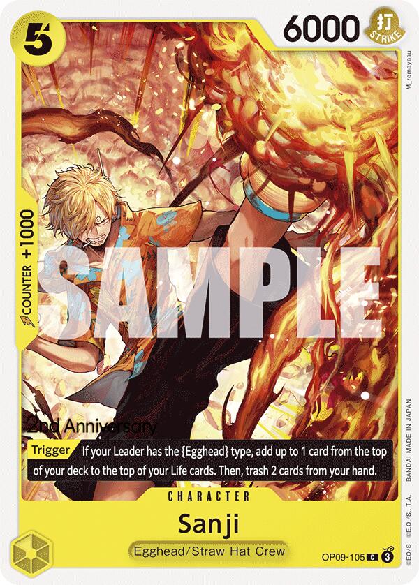 Sanji [Emperors in the New World: 2nd Anniversary Tournament Cards] | Black Swamp Games