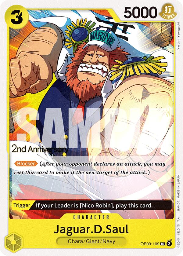 Jaguar.D.Saul [Emperors in the New World: 2nd Anniversary Tournament Cards] | Black Swamp Games