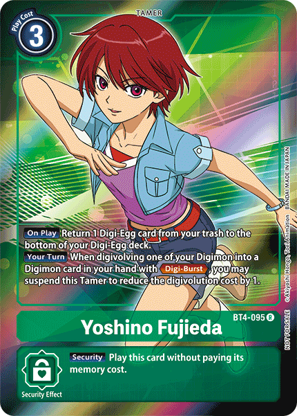 Yoshino Fujieda [BT4-095] (Buy-A-Box Promo) [Great Legend Promos] | Black Swamp Games