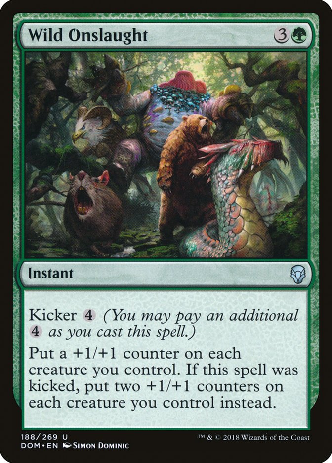 Wild Onslaught [Dominaria] | Black Swamp Games