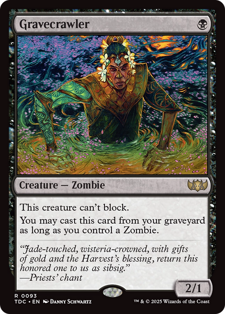 Gravecrawler [Tarkir: Dragonstorm Commander] | Black Swamp Games