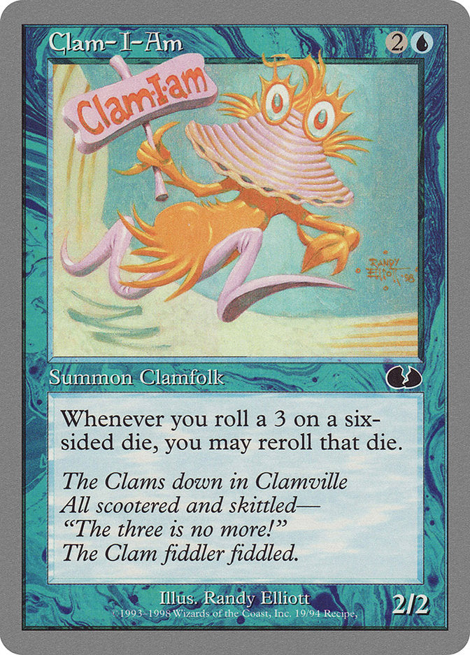 Clam-I-Am [Unglued] | Black Swamp Games