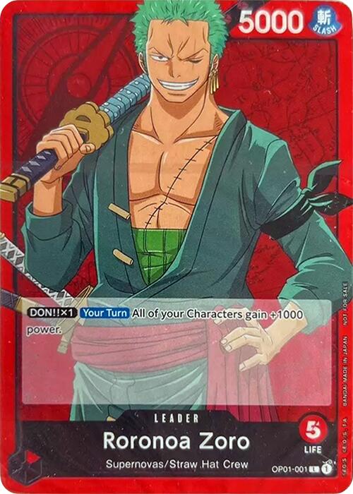 Roronoa Zoro [One Piece Demo Deck Cards] | Black Swamp Games