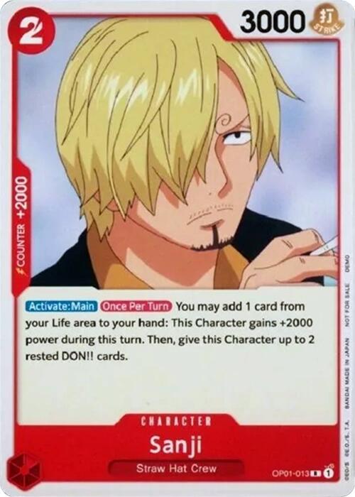 Sanji [One Piece Demo Deck Cards] | Black Swamp Games