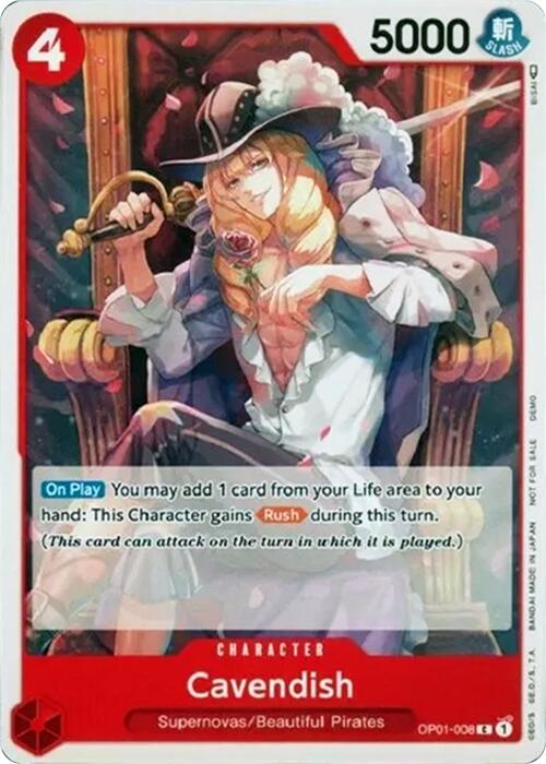 Cavendish [One Piece Demo Deck Cards] | Black Swamp Games