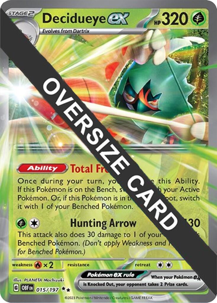 Decidueye ex (015/197) (Jumbo Card) [Miscellaneous Cards] | Black Swamp Games