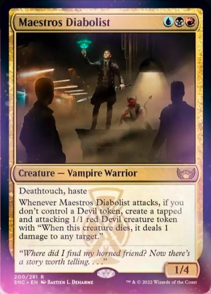 Maestros Diabolist [Streets of New Capenna] | Black Swamp Games