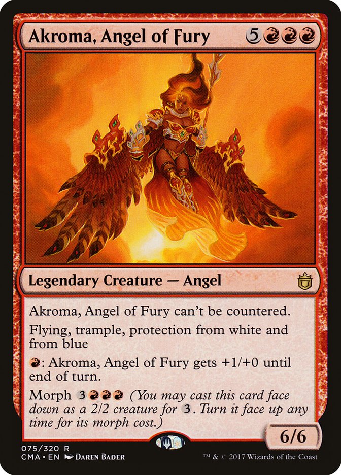 Akroma, Angel of Fury [Commander Anthology] | Black Swamp Games