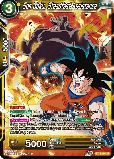 Son Goku, Steadfast Assistance (BT15-096) [Saiyan Showdown] | Black Swamp Games