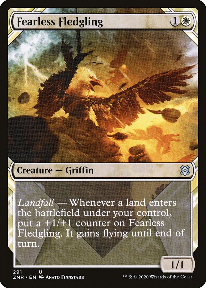 Fearless Fledgling (Showcase) [Zendikar Rising] | Black Swamp Games