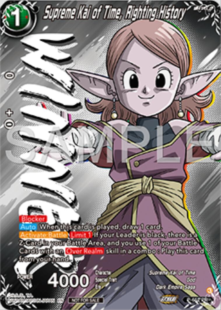 Supreme Kai of Time, Righting History (Winner) (P-652) [Tournament Promotion Cards] | Black Swamp Games
