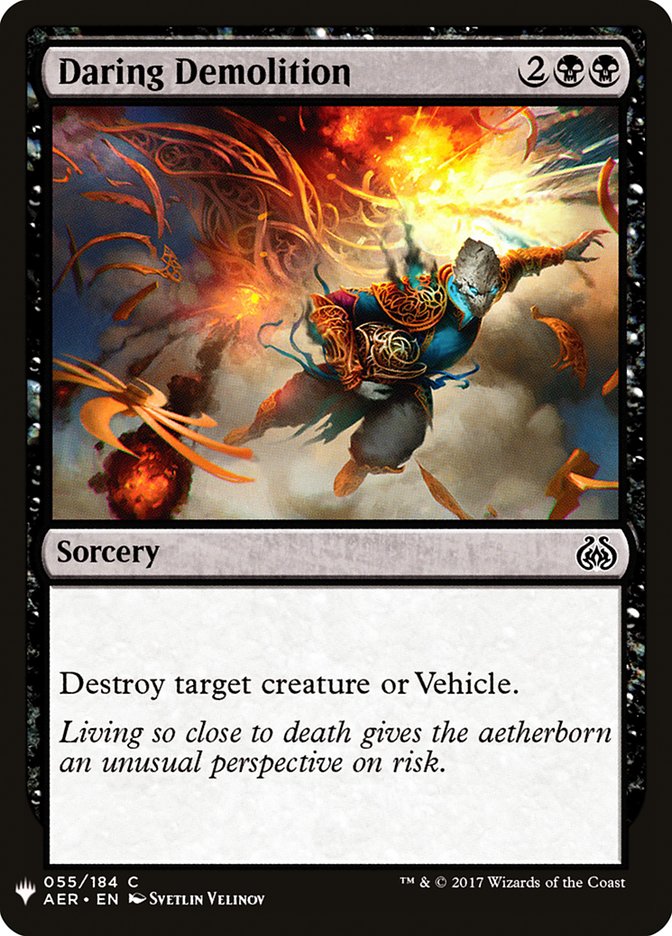 Daring Demolition [Mystery Booster] | Black Swamp Games