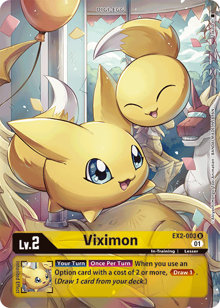 Viximon [EX2-003] (Alternate Art) [Digital Hazard] | Black Swamp Games