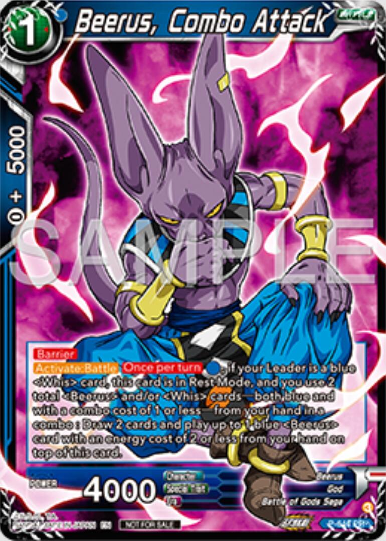 Beerus, Combo Attack (P-644) [Tournament Promotion Cards] | Black Swamp Games