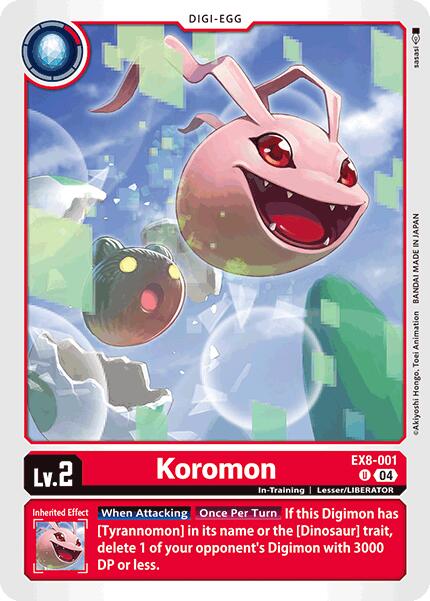 Koromon [EX8-001] [Chain of Liberation] | Black Swamp Games