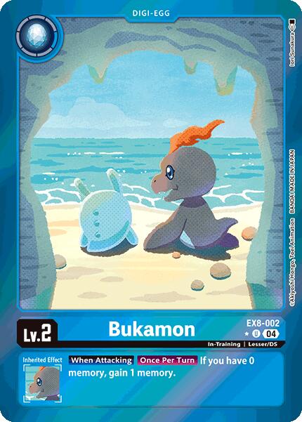 Bukamon [EX8-002] (Limited Foil) [Chain of Liberation] | Black Swamp Games