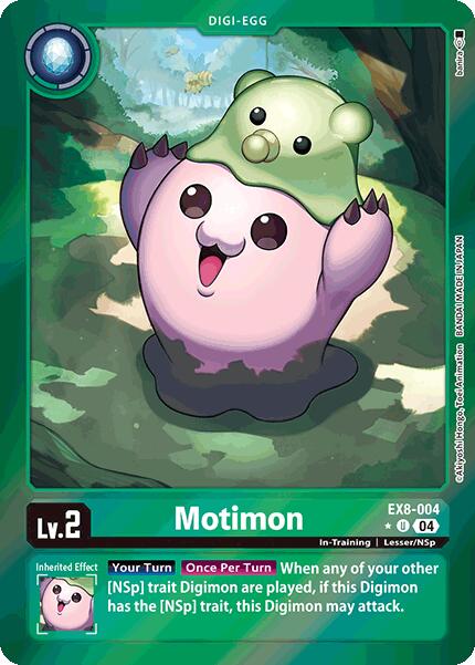 Motimon [EX8-004] (Limited Foil) [Chain of Liberation] | Black Swamp Games