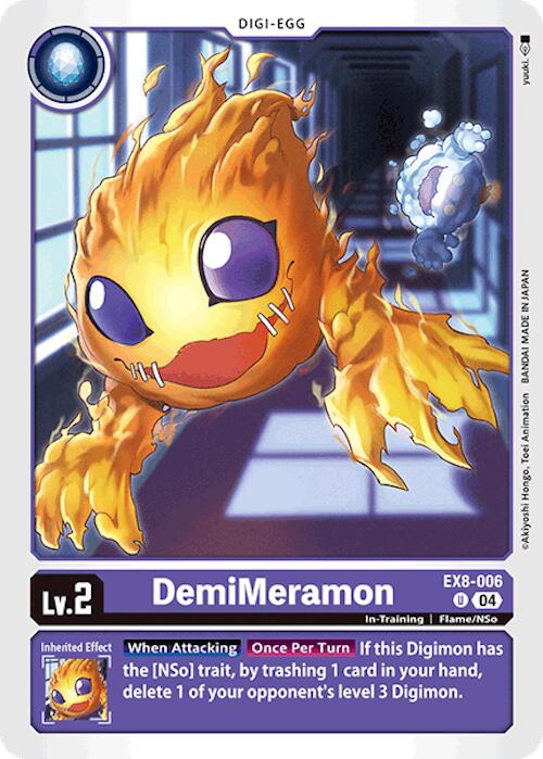 DemiMeramon [EX8-006] [Chain of Liberation] | Black Swamp Games