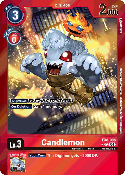 Candlemon [EX8-008] (Limited Foil) [Chain of Liberation] | Black Swamp Games