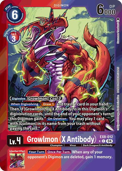 Grolwmon [EX8-012] (X Antibody) (Limited Foil) [Chain of Liberation] | Black Swamp Games