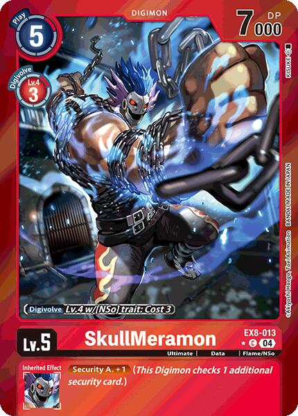 SkullMeramon [EX8-013] (Limited Foil) [Chain of Liberation] | Black Swamp Games