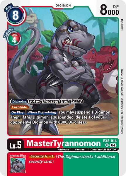 MasterTyrannomon [EX8-014] [Chain of Liberation] | Black Swamp Games