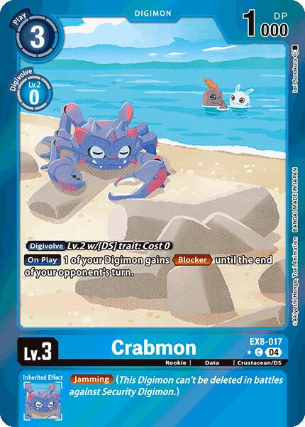 Crabmon [EX8-017] (Limited Foil) [Chain of Liberation] | Black Swamp Games