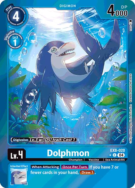 Dolphmon [EX8-020] (Limited Foil) [Chain of Liberation] | Black Swamp Games