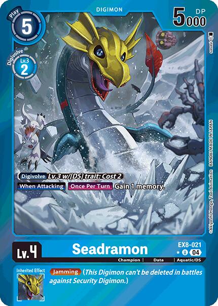 Seadramon [EX8-021] (Limited Foil) [Chain of Liberation] | Black Swamp Games